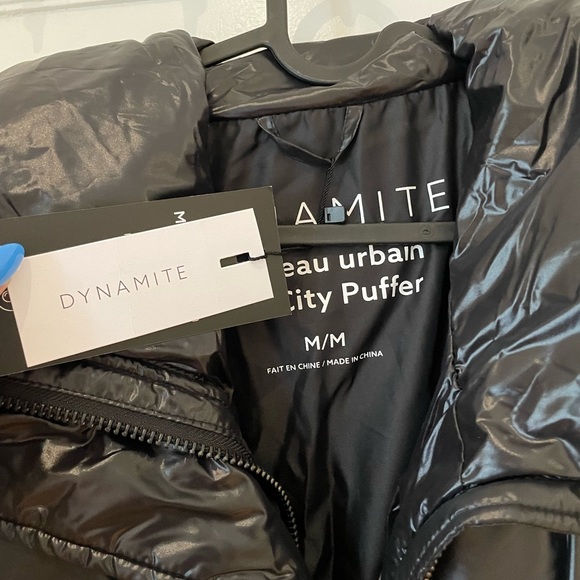 Black puffer coat - Picture 3 of 3